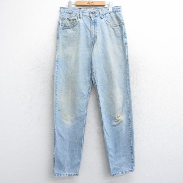 Levi's（リーバイス） W33/古着 ジーンズ Levis 550 メンズ 90s ヒゲ
