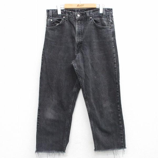 Levi's（リーバイス） W34/古着 ジーンズ Levis 550 メンズ 90s ヒゲ