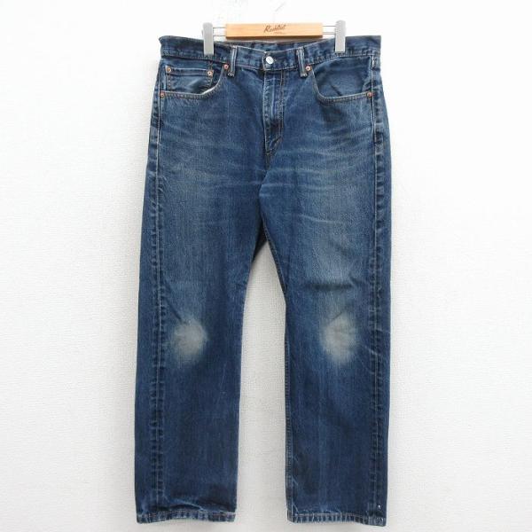 Levi's（リーバイス） W36/古着 ジーンズ Levis 505 メンズ ヒゲ