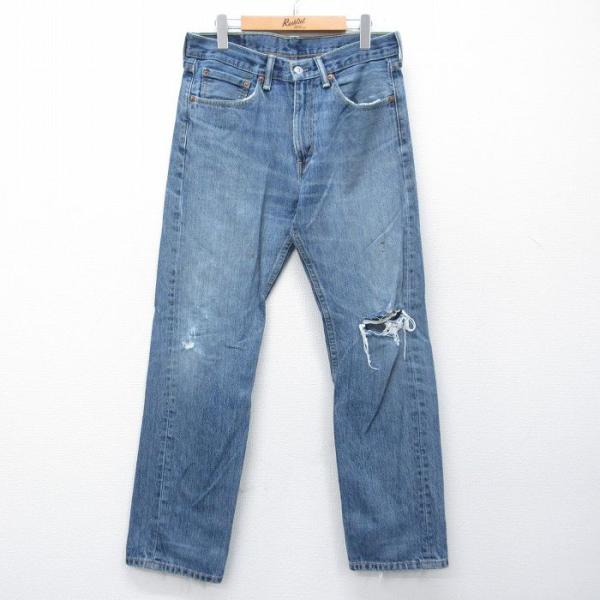 Levi's（リーバイス） W33/古着 ジーンズ Levis 505 メンズ ヒゲ