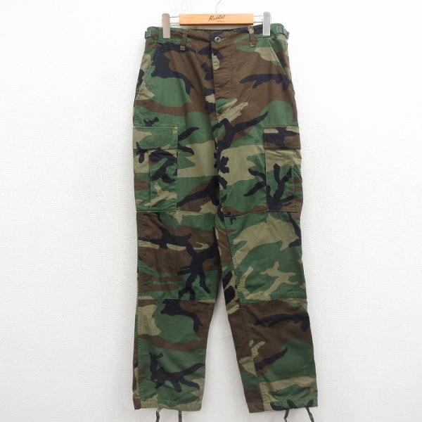W30/古着 ミリタリー カーゴ パンツ メンズ 90年代 90s コンバット