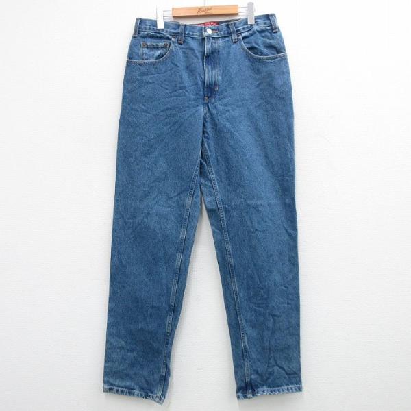 30%OFF】W34/古着 オールドネイビー ジーンズ メンズ コットン 紺 