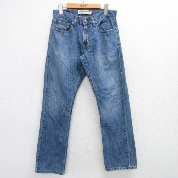 Levi's（リーバイス） W31/古着 Levis 514 ジーンズ メンズ ヒゲ 紺
