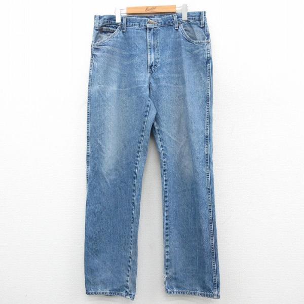 Dickies（ディッキーズ） W36/古着 ジーンズ メンズ ヒゲ コットン 紺