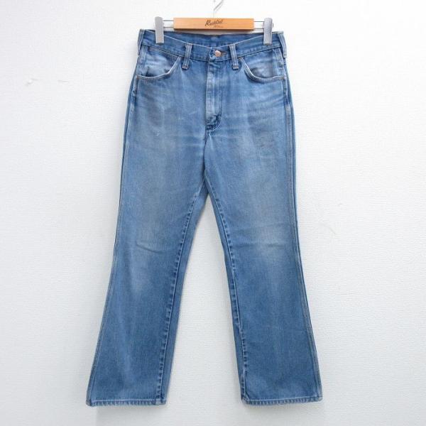 Wrangler（ラングラー） W30/古着 ジーンズ メンズ 80年代 80s ヒゲ
