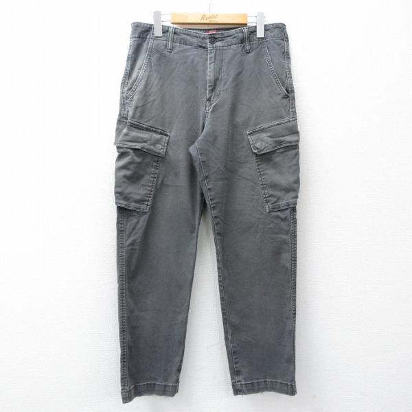 Levi's（リーバイス） W32/古着 Levis カーゴ パンツ メンズ グレー