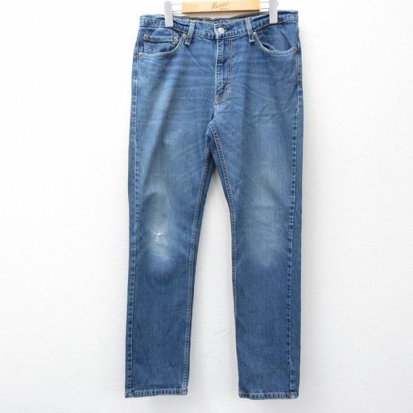 Levi's（リーバイス） W33/古着 Levis 511 ジーンズ メンズ ヒゲ 紺