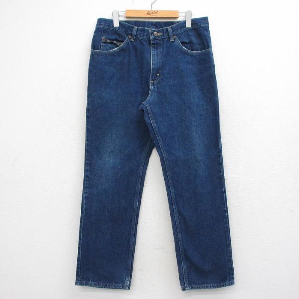 Lee（リー） W36/古着 ジーンズ メンズ コットン 濃紺 デニム 26apr27