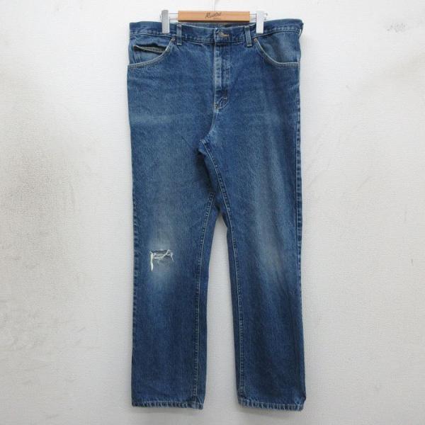 Lee（リー） W40/古着 ジーンズ メンズ 90年代 90s ヒゲ 大きいサイズ