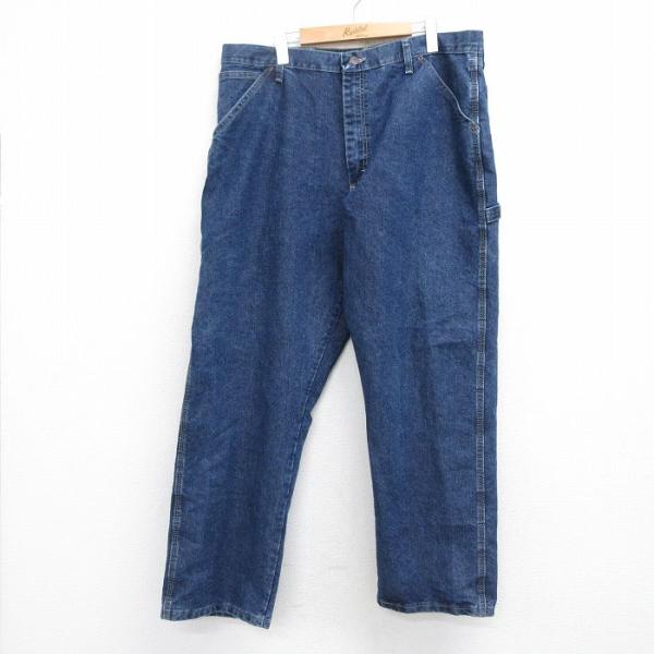 Wrangler（ラングラー） W38/古着 ペインター パンツ メンズ 濃紺