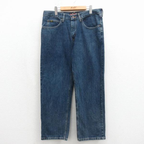 Lee（リー） W36/古着 ジーンズ メンズ コットン 紺 デニム 26may11