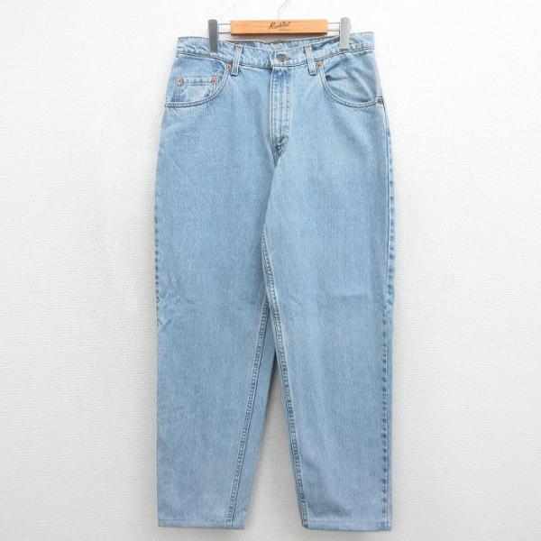 希少 90's USA製 Levi's 560 W33 バギーデニム BLUE Levi's（リーバイス） W33/古着 Levis 560 ジーンズ メンズ 90年代 90s