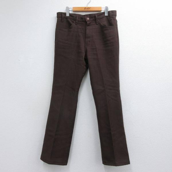 W37/古着 リーバイス Levis 517 パンツ メンズ 80年代 80s フレア ブーツカット USA製 ブラウン【spe】 26jun18 Levi's（リーバイス） W34/古着 Levis 517 パンツ メンズ 80年代 80s