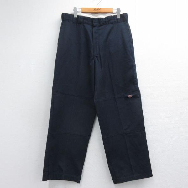 Dickies（ディッキーズ） W34/古着 ワーク パンツ メンズ ダブルニー
