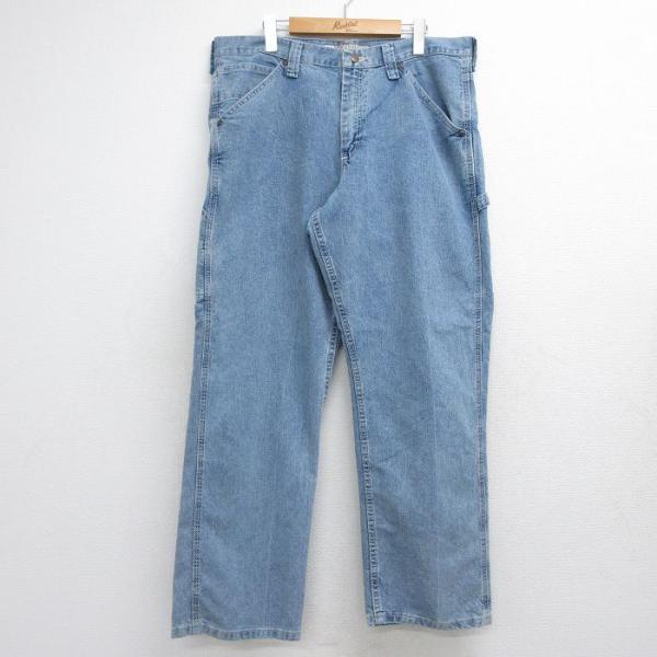 Lee（リー） W36/古着 ペインター パンツ メンズ ネイビー デニム
