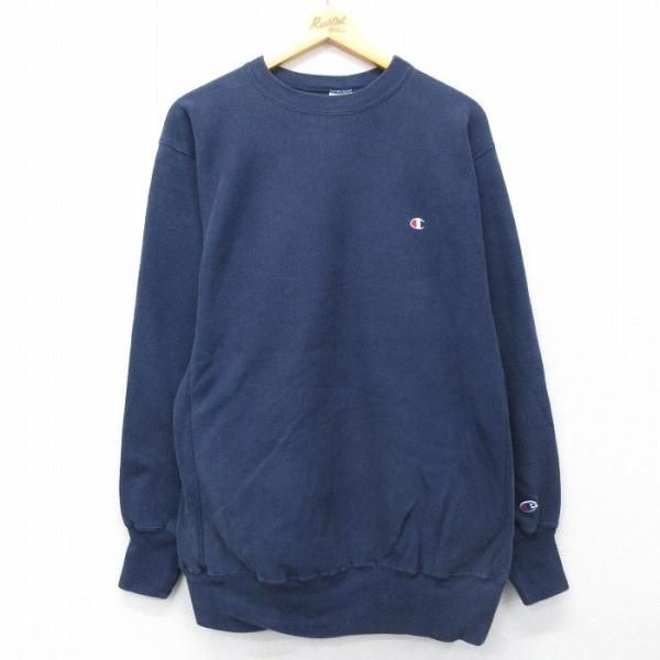 championチャンピオン リバースウィーブ 90s 美品 Champion（チャンピオン） XL/古着 長袖 リバースウィーブ メンズ 90