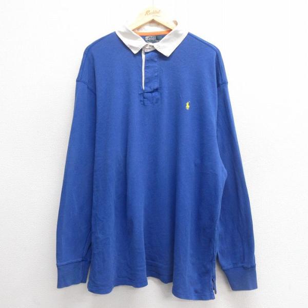 ポロ　ラルフローレン　ラガーシャツ XL POLO RALPH LAUREN XL/古着 ラルフローレン 長袖 ブランド