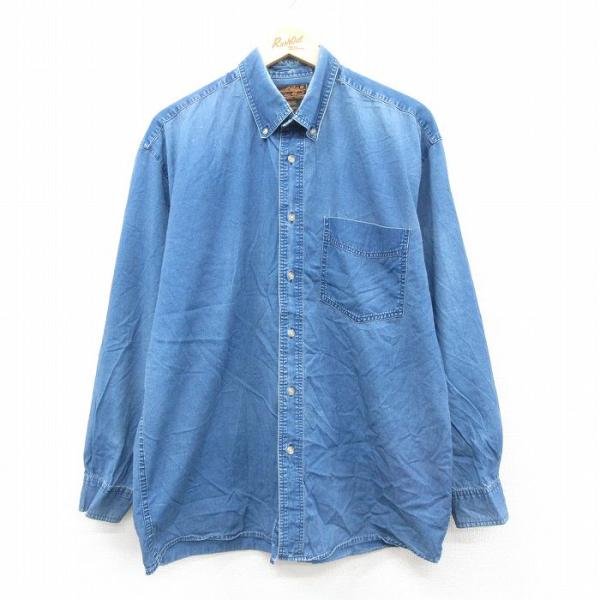Eddie Bauer（エディーバウアー） L/古着 長袖 ブランド シャツ メンズ