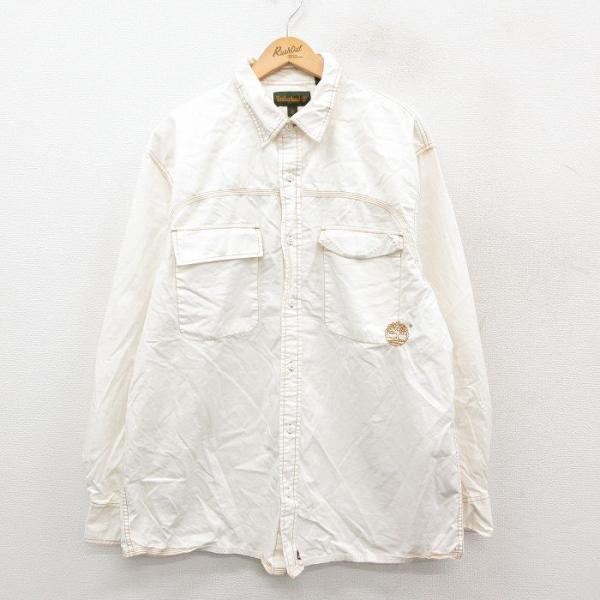 Timberland（ティンバーランド） XL/古着 長袖 ブランド シャツ メンズ