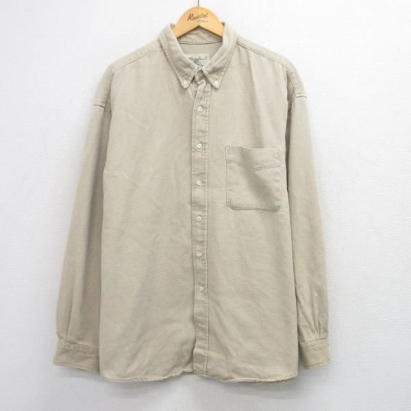 XL/古着 エディーバウアー 長袖 ブランド シャツ メンズ 00年代 00s