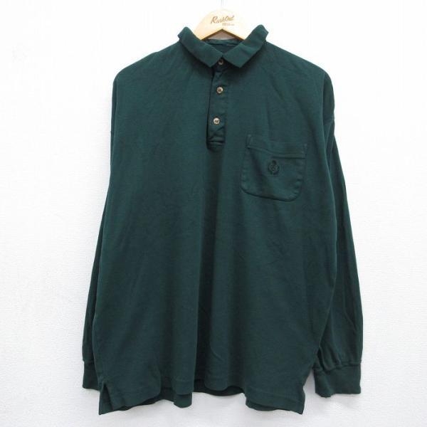 XL/古着 ラルフローレン チャップス 長袖 ブランド ポロ シャツ メンズ