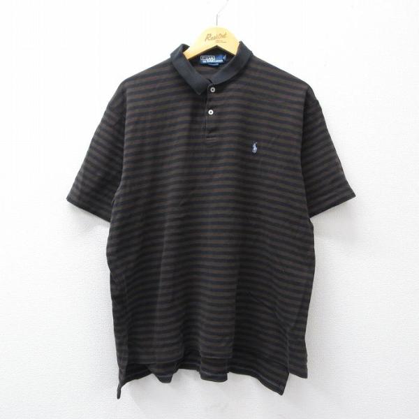 XL/古着 ラルフローレン 半袖 ブランド ポロ シャツ メンズ 90年代 90s