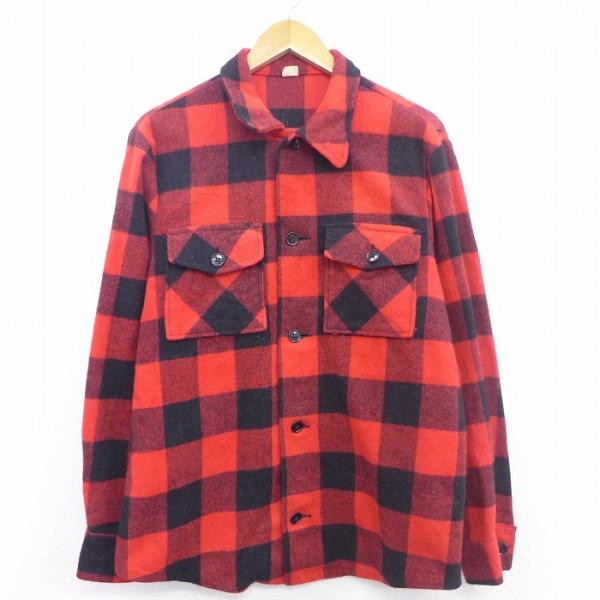 PENDLETON L/古着 長袖 ウール シャツ ペンドルトン ヒジ当てスエード 