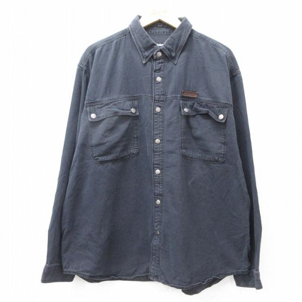 Harley Davidson（ハーレー・ダビッドソン） XL/古着 長袖 シャツ