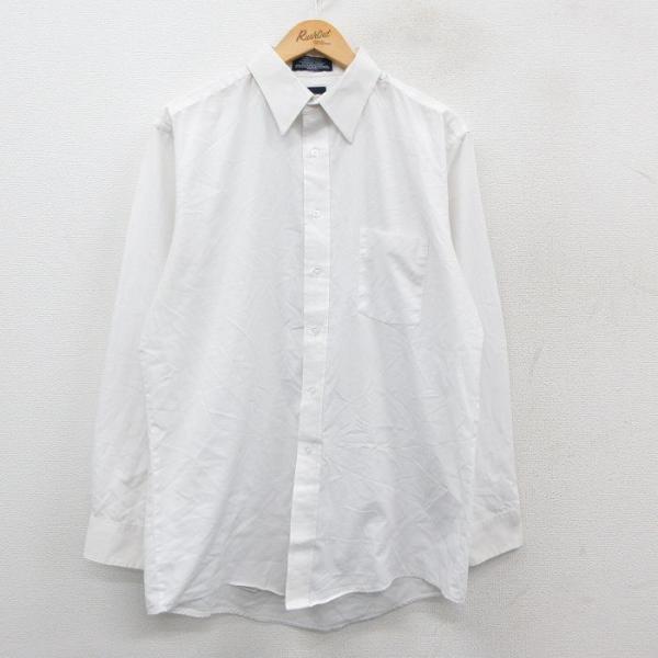 メンズ 長袖 白シャツ 53枚 USA古着 90s 古着卸まとめ売り セット売り L/古着 ピューリタン 長袖 シャツ メンズ 90年代 90s ロング丈 USA製