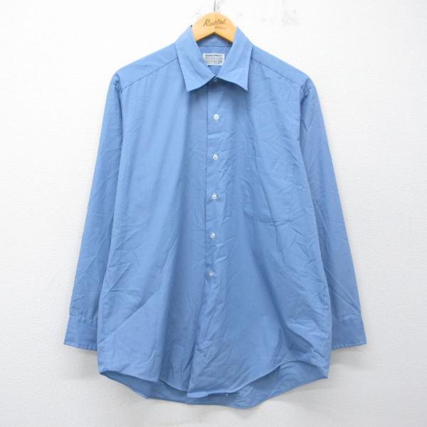Sears（シアーズ） L/古着 長袖 シャツ メンズ 80年代 80s ロング丈 薄