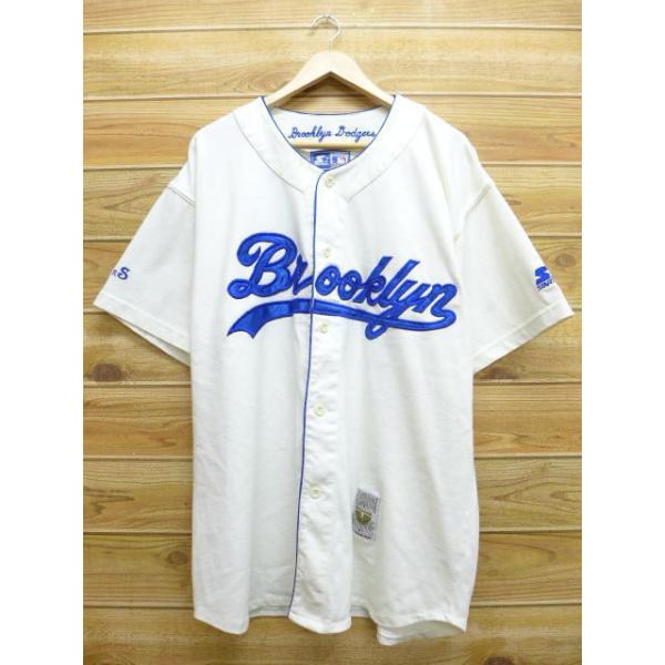 XL/古着 半袖 ベースボール シャツ スターター STARTER MLB