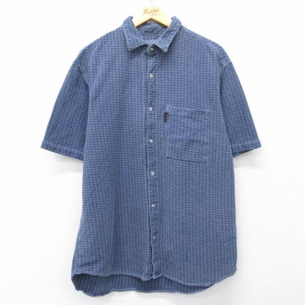 GRAMICCI OLD グラミチ オールド　半袖シャツ　総柄　90s USA製 Gramicci（グラミチ） L/古着 半袖 シャツ メンズ 90年代 90s