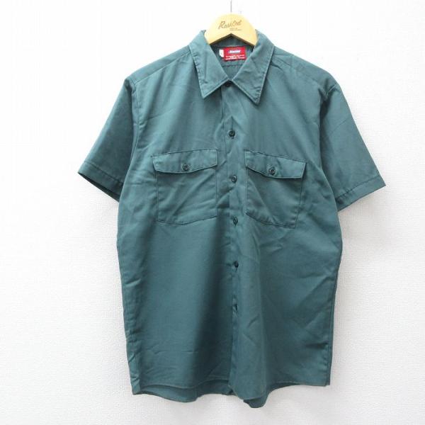 Dickies（ディッキーズ） L/古着 半袖 ビンテージ ワーク シャツ