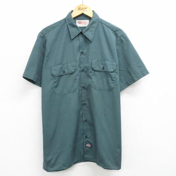 Dickies XL/古着 ディッキーズ 半袖 ワーク シャツ メンズ 00s Dickies XL/古着 ディッキーズ 半袖 ワーク シャツ メンズ 00s