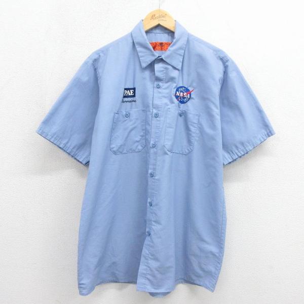 RED KAP（レッドキャップ） XL/古着 半袖 ワーク シャツ メンズ 00年代
