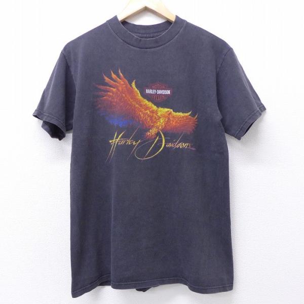 Harley Davidson M/古着 半袖 ハーレーダビッドソン Tシャツ ドラゴン 