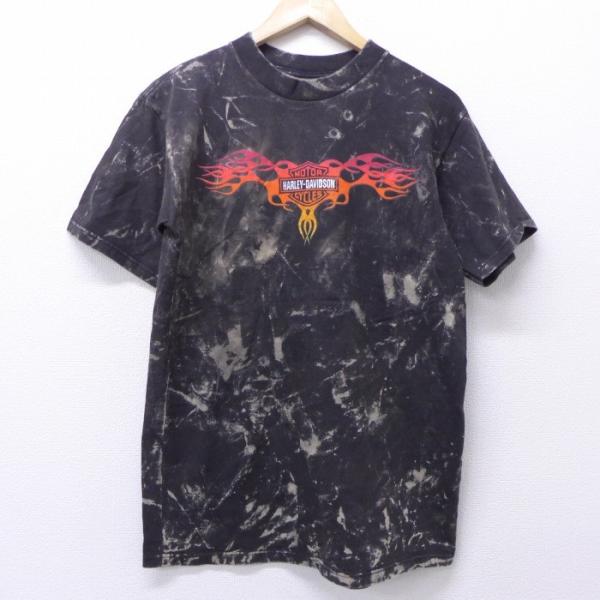 Harley Davidson M/古着 半袖 ハーレーダビッドソン Tシャツ ドラゴン 