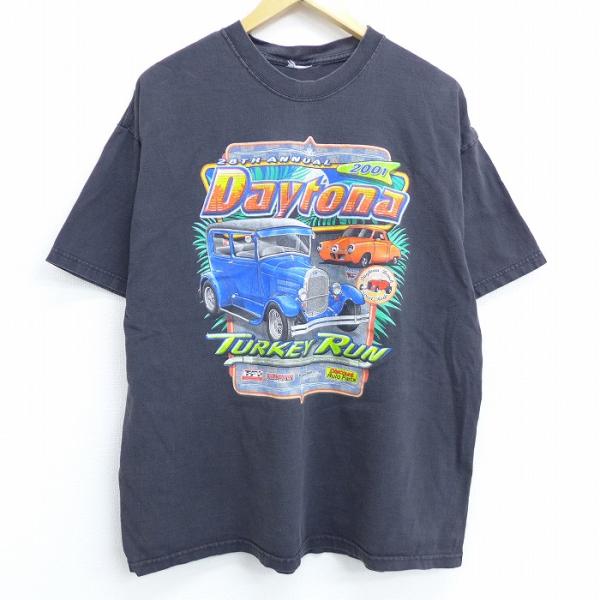 L/古着 半袖 ビンテージ Tシャツ 00s 車 フォード ford ホット