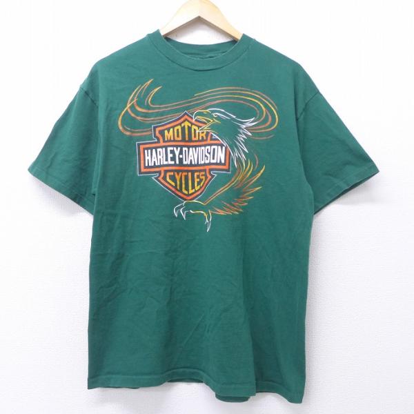L/古着 半袖 ビンテージ Tシャツ 90s ハーレーダビッドソン Harley
