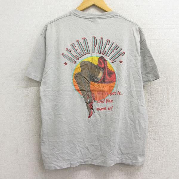 L/古着 オーシャンパシフィック OP 半袖 ビンテージ Tシャツ メンズ
