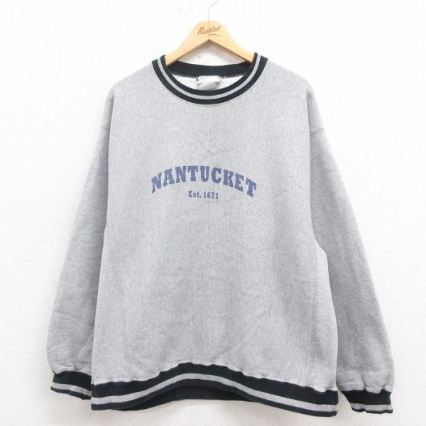 Lee（リー） XL/古着 長袖 スウェット メンズ 00s ナンタケット 大きい