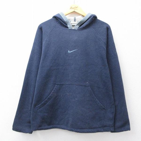 NIKE（ナイキ） L/古着 長袖 スウェット パーカー メンズ 00s
