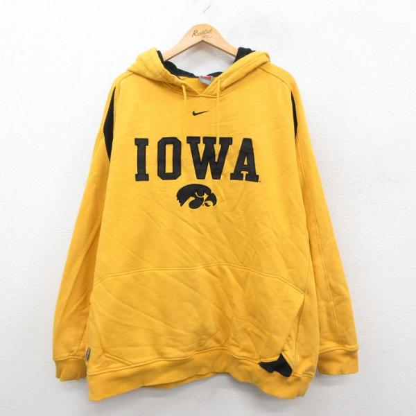 NIKE（ナイキ） XL/古着 長袖 スウェット パーカー メンズ アイオワ