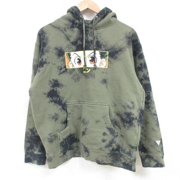 M/古着 長袖 スウェット パーカー メンズ 00s アニメ ハンターハンター