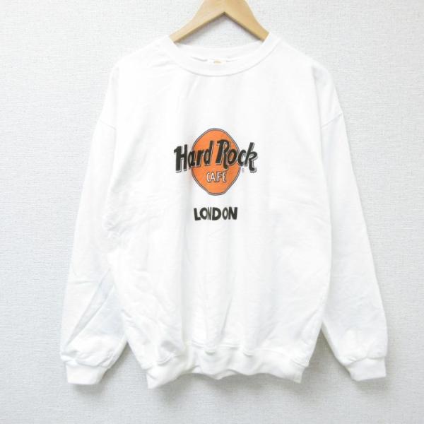 L/古着 長袖 スウェット メンズ 00s ハードロックカフェ L/古着 長袖 スウェット メンズ 00s ハードロックカフェ