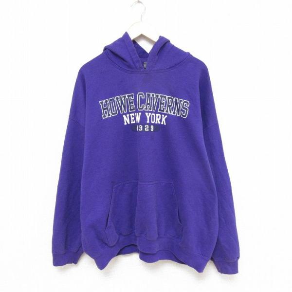 XL/古着 MVスポーツ 長袖 スウェット パーカー メンズ ニューヨーク