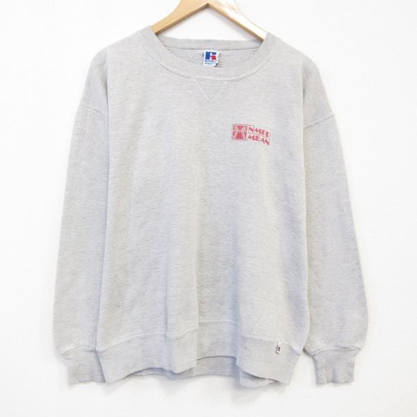 XL/古着 ラッセル 長袖 スウェット メンズ 90年代 90s NMPP クルー