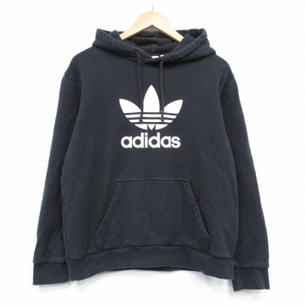 adidas（アディダス） L/古着 長袖 スウェット パーカー メンズ