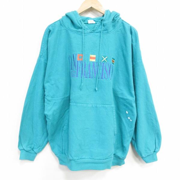 XL/古着 Crazy Shirts 長袖 トップス パーカー メンズ 90年代 90s