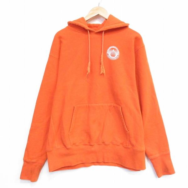 L/古着 キャンバー 長袖 スウェット パーカー メンズ 90年代 90s